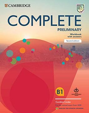 portada Complete Preliminary Workbook with Answers with Downloadable Audio English for Spanish Speakers (en Inglés)