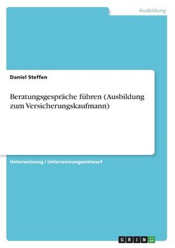 portada Beratungsgespräche führen (Ausbildung zum Versicherungskaufmann) (in German)