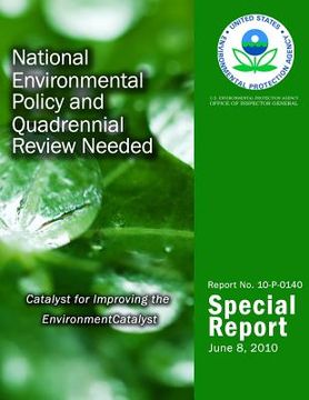portada National Environmental Policy and Quadrennial Review Needed (en Inglés)