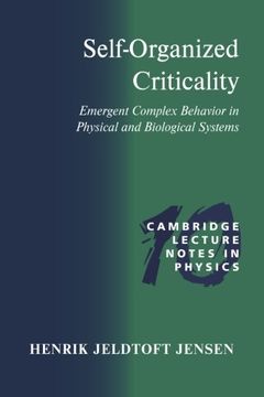 portada Self-Organized Criticality Paperback: Emergent Complex Behavior in Physical and Biological Systems (Cambridge Lecture Notes in Physics) (en Inglés)