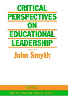 portada critical perspectives on educational leadership