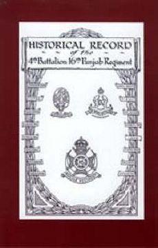 portada Historical Record of the 4th Battalion 16th Punjab Regiment (en Inglés)