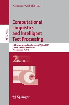 portada Computational Linguistics and Intelligent Text Processing: 14th International Conference, CICLing 2013, Karlovasi, Samos, Greece, March 24-30, 2013, ... Part II (Lecture Notes in Computer Science)