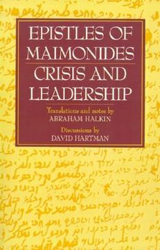 portada epistles of maimonides: crisis and leadership