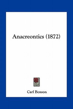 portada anacreontics (1872) (in English)