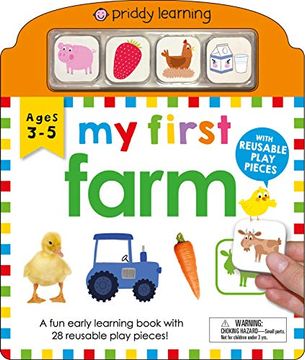 portada My First Play and Learn: Farm: A fun Early Learning Book With Reusable Play Pieces: A fun Early Learning Book With 28 Reusable Play Pieces 