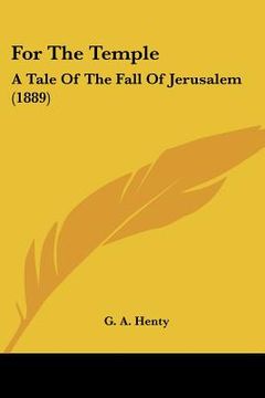 portada for the temple: a tale of the fall of jerusalem (1889) (in English)