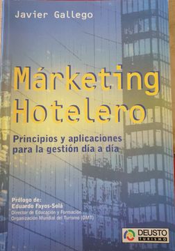 portada Marketing Hotelero: Principios y Aplicaciones Para la Gestion dia a dia