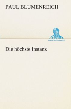portada Die höchste Instanz (TREDITION CLASSICS) (German Edition)