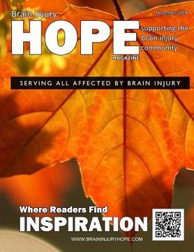 portada Brain Injury Hope Magazine - November 2018