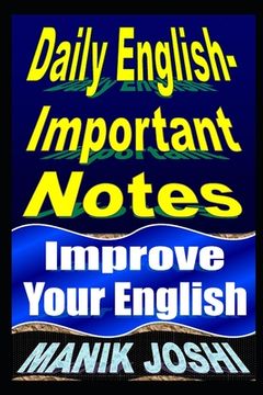 portada Daily English Important Notes: Improve Your English (en Inglés)