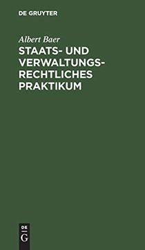 portada Staats- und Verwaltungsrechtliches Praktikum (en Alemán)