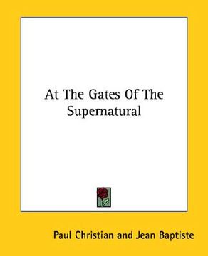 portada at the gates of the supernatural (en Inglés)