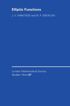 portada Elliptic Functions Paperback (London Mathematical Society Student Texts) (en Inglés)