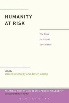 portada Humanity at Risk: The Need for Global Governance (en Inglés)