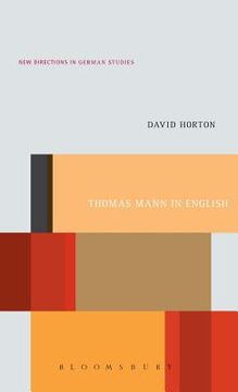 portada thomas mann in english: a study in literary translation (en Inglés)