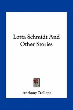 portada lotta schmidt and other stories (en Inglés)