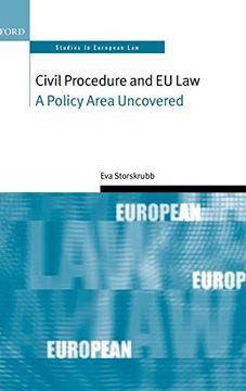 portada Civil Procedure and eu Law: A Policy Area Uncovered (Oxford Studies in European Law) 