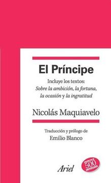 portada Principe Incluye los Textos Sobre la Ambicion la Fortuna la Ocasion y la Ingratitud