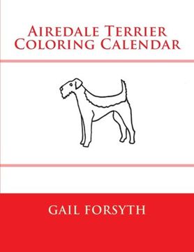 portada Airedale Terrier Coloring Calendar
