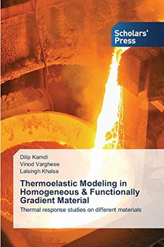 portada Thermoelastic Modeling in Homogeneous & Functionally Gradient Material