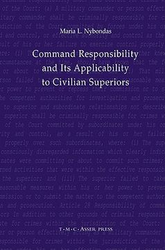 portada Command Responsibility and its Applicability to Civilian Superiors (en Inglés)