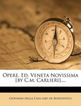 portada Opere. Ed. Veneta Novissima [By C.M. Carlieri].... (en Italiano)