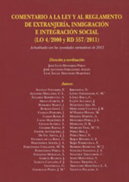 portada COMENTARIO A LA LEY Y AL REGLAMENTO DE EXTRANJERÍA, INMIGRACIÓN E INTEGRACIÓN SOCIAL (LO 4/2000 - RD 557/2011).