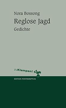 portada Reglose Jagd: Gedichte (Lyrik Edition. Stiftung Niedersachsen) (en Alemán)