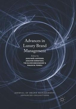 portada Advances in Luxury Brand Management