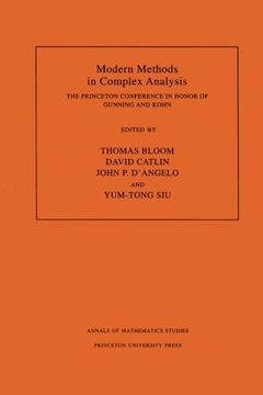portada Modern Methods in Complex Analysis: The Princeton Conference in Honor of Gunning and Kohn. (Am-137) (en Inglés)