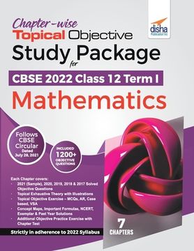 portada Chapter-wise Topical Objective Study Package for CBSE 2022 Class 12 Term I Mathematics (in English)