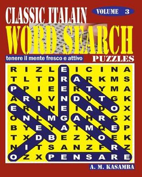 portada CLASSIC ITALIAN Word Search Puzzles. Vol. 3 (en Italiano)