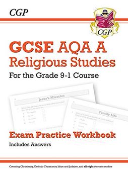 portada New Grade 9-1 Gcse Religious Studies: Aqa a Exam Practice Workbook (Includes Answers) (Cgp Gcse rs 9-1 Revision) (en Inglés)