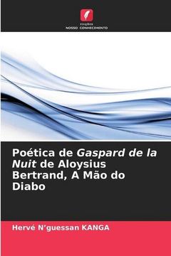 portada Poética de Gaspard de la Nuit de Aloysius Bertrand, a mão do Diabo (en Portugués)