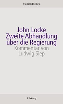 portada Zweite Abhandlung Über die Regierung (in German)
