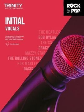 portada Trinity College London Rock & pop 2018 Vocals Initial Grade (Trinity Rock & Pop) 