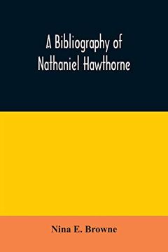 portada A Bibliography of Nathaniel Hawthorne (en Inglés)