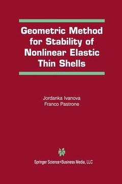 portada Geometric Method for Stability of Non-Linear Elastic Thin Shells (en Inglés)