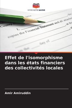portada Effet de l'isomorphisme dans les états financiers des collectivités locales (en Francés)