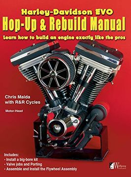 portada Harley-Davidson Evo, Hop-Up & Rebuild Manual: Learn how to Build an Engine Like the Pros (2) (Motor-Head) (in English)