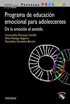 portada Programa Predema. Programa de Educación Emocional Para Adolescentes: De la Emoción al Sentido (Ojos Solares - Programas)