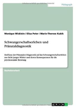 portada Schwangerschaftserleben und Pränataldiagnostik