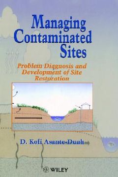 portada managing contaminated sites: problem diagnosis and development of site restoration (en Inglés)