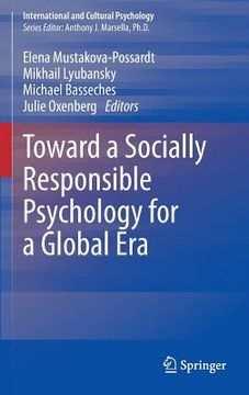 portada Toward a Socially Responsible Psychology for a Global Era (in English)