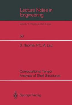 portada computational tensor analysis of shell structures (en Inglés)