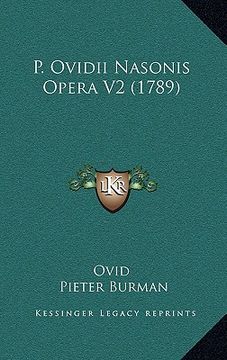 portada P. Ovidii Nasonis Opera V2 (1789) (en Latin)