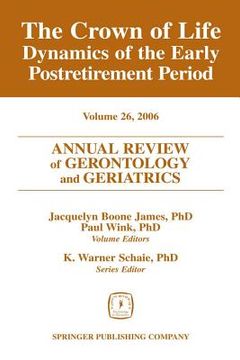 portada annual review of gerontology and geriatrics