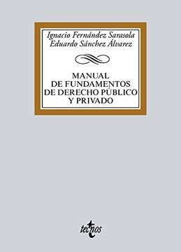 portada Manual de Fundamentos de Derecho público y privado
