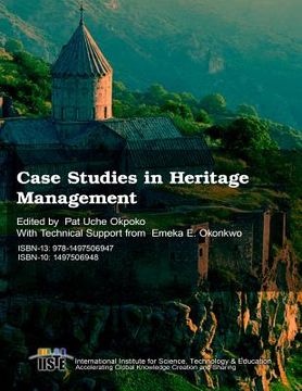 portada Case Studies in Heritage Management (en Inglés)